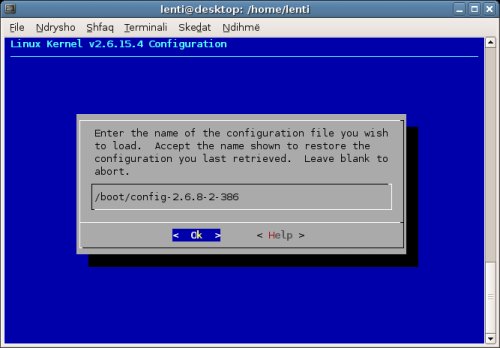 menuconfig