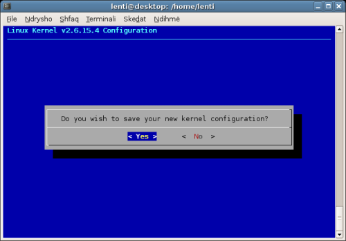 menuconfig
