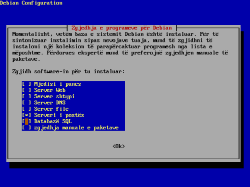 Zgjedhja e programeve