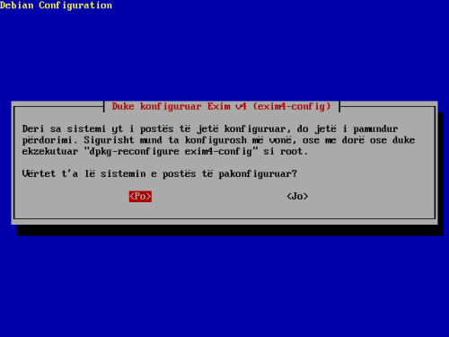 Instalimi i programeve - Exim